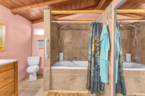 Bathroom, Interior, Wooden Beams, Wooden Ceilings