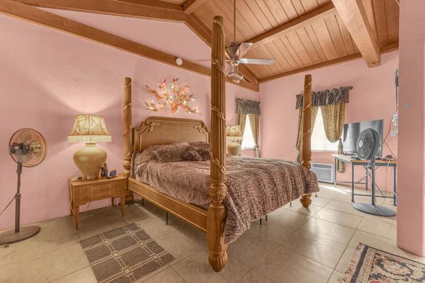 Bedroom, Interior, Wooden Beams, Wooden Ceilings
