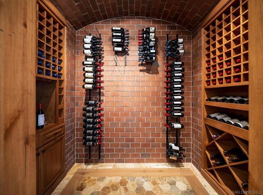Interior, Stone Walls, Wine Storage