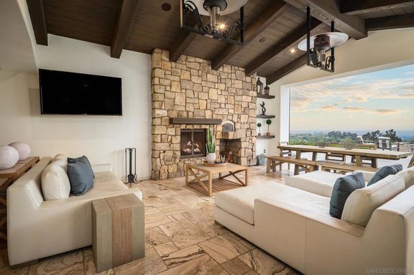 Fireplace, Interior, Living room, Stone Walls, Wooden Beams, Wooden Ceilings