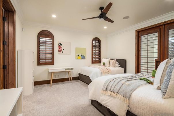 Bedroom, Interior, Recessed Lighting