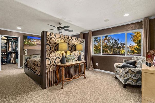 Bedroom, Interior, Recessed Lighting