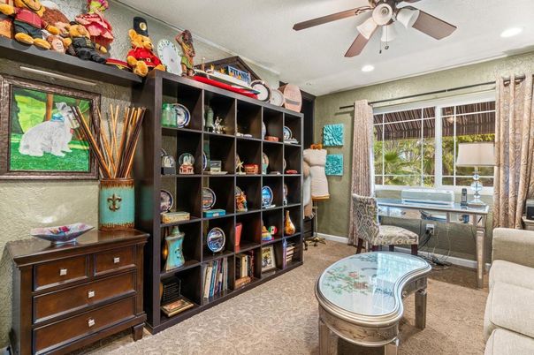 Home Office, Interior, Recessed Lighting
