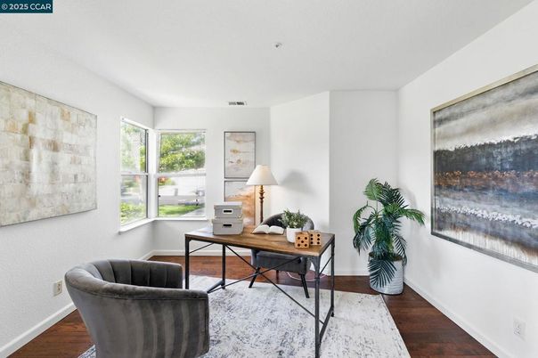 Home Office, Interior, Wood Texture Flooring