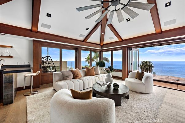 Interior, Living room, Recessed Lighting, Water, Wood Texture Flooring