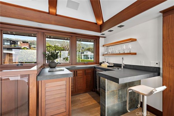 Interior, Kitchen, Wood Texture Flooring