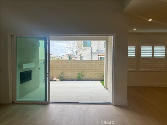 Fireplace, Interior, Recessed Lighting, Wood Texture Flooring