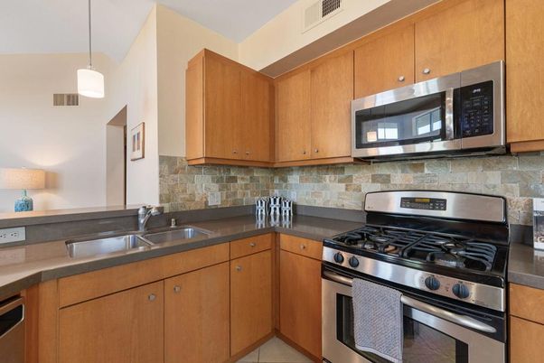 Interior, Kitchen, Pendant Lights, Stainless Steel Appliances