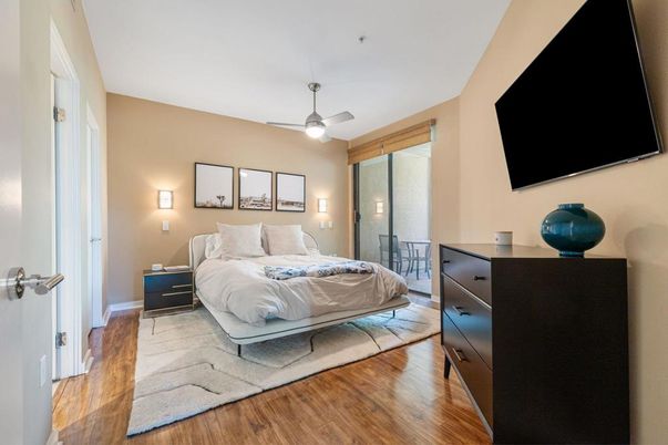 Bedroom, Interior, Wood Texture Flooring