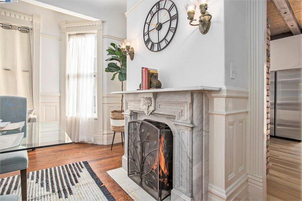 Fireplace, Interior, Wooden Beams, Wood Texture Flooring