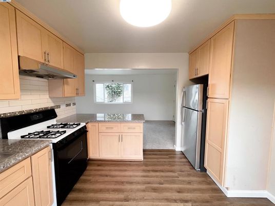 Interior, Kitchen, Wood Texture Flooring