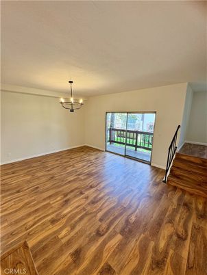 Chandelier, Empty room, Interior, Wood Texture Flooring