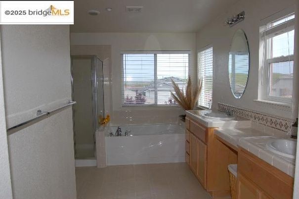 Bathroom, Dual Sink Vanities, Interior, Tile Countertops
