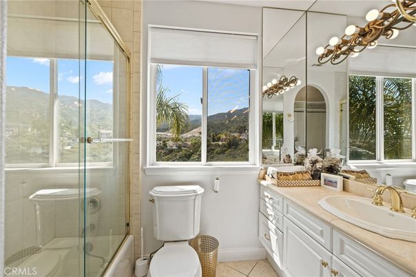 Bathroom, Dual Sink Vanities, Glass Shower, Interior