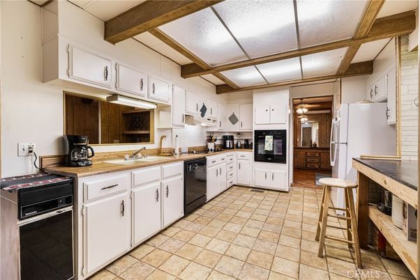 Interior, Kitchen, Stainless Steel Appliances, Wooden Beams