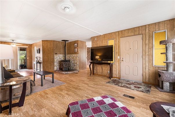Fireplace, Interior, Wood Texture Flooring, Wooden Walls