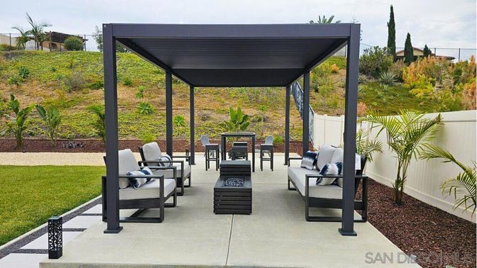 Backyard, Exterior, Fireplace