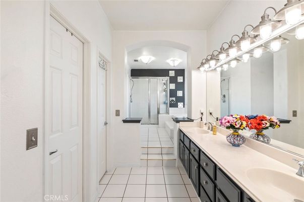 Bathroom, Dual Sink Vanities, Glass Shower, Interior