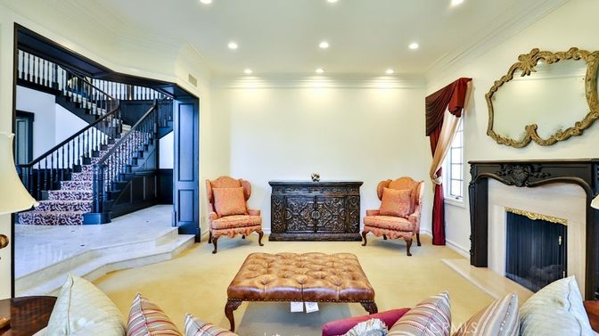 Fireplace, Interior, Recessed Lighting