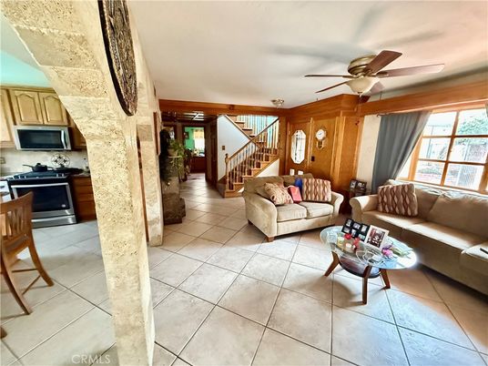 Interior, Kitchen, Living room, Stone Walls