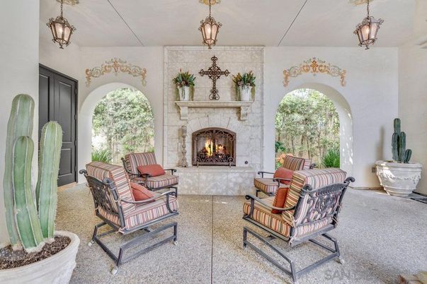 Fireplace, Interior, Living room, Pendant Lights