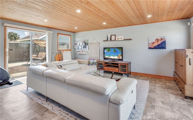 Interior, Living room, Recessed Lighting, Wooden Ceilings