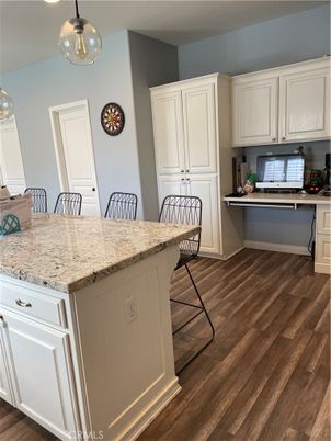 Interior, Kitchen, Pendant Lights, Wood Texture Flooring