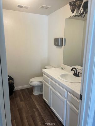 Bathroom, Interior, Tile Countertops, Wood Texture Flooring