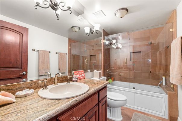 Bathroom, Dual Sink Vanities, Glass Shower, Interior