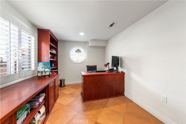 Home Office, Interior, Recessed Lighting