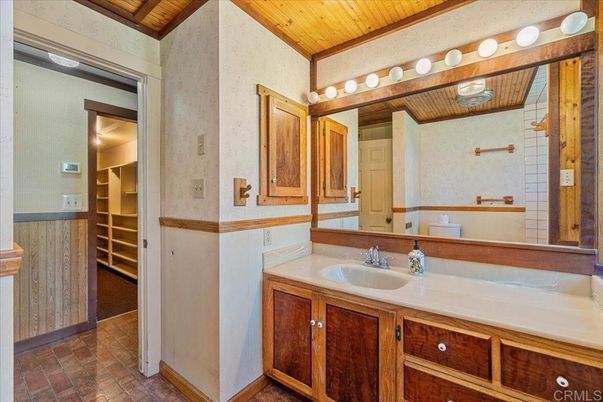 Bathroom, Interior, Wooden Ceilings