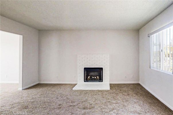 Empty room, Fireplace, Interior