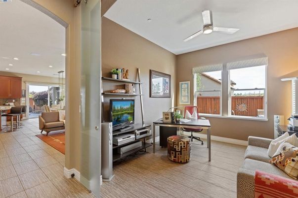 Home Office, Interior, Recessed Lighting