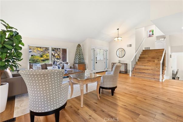 Dining room, Interior, Living room, Pendant Lights, Wood Texture Flooring