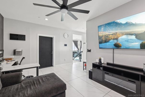 Home Office, Interior, Recessed Lighting