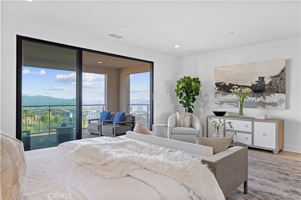 Bedroom, Interior, Recessed Lighting