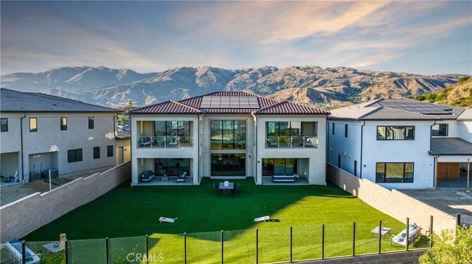 Backyard, Exterior, Facade, Solar Panels, Mediterranean