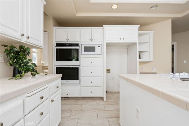 Interior, Kitchen, Recessed Lighting, Tile Countertops