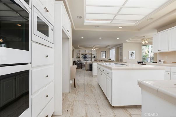 Interior, Kitchen, Recessed Lighting, Tile Countertops