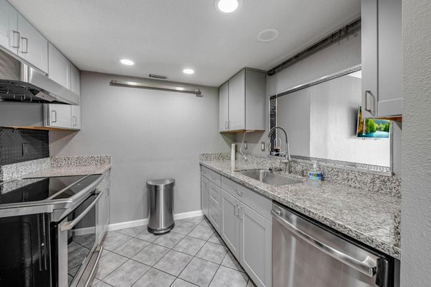 Interior, Kitchen, Recessed Lighting, Stainless Steel Appliances