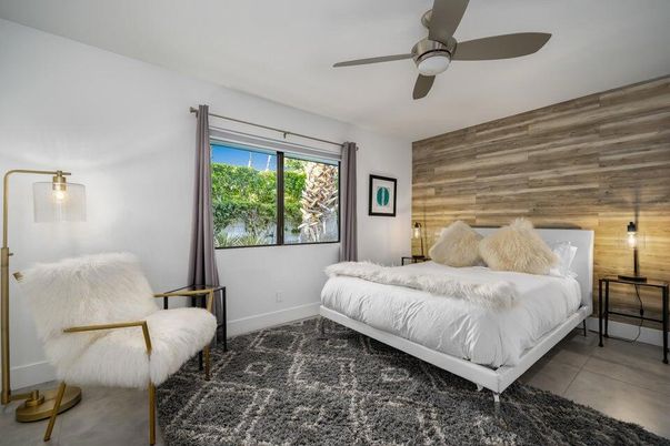 Bedroom, Interior, Wooden Walls