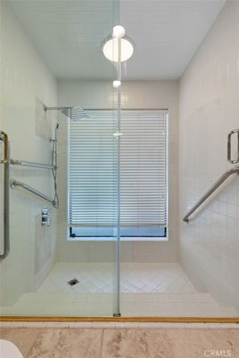 Bathroom, Glass Shower, Interior, Pendant Lights