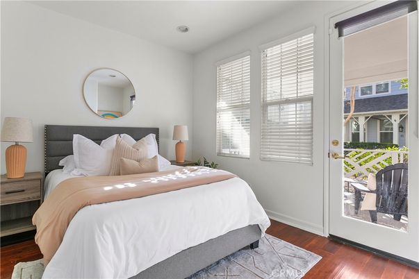 Bedroom, Interior, Wood Texture Flooring
