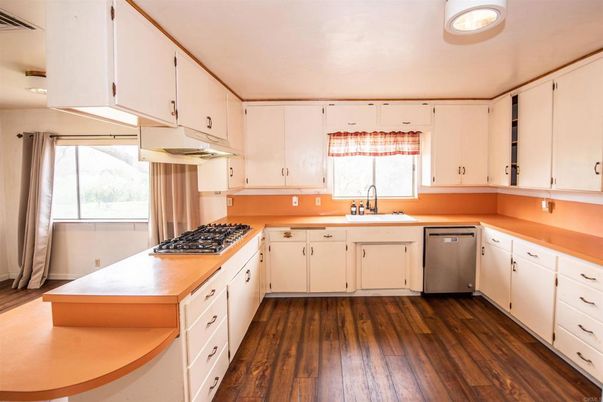 Interior, Kitchen, Wood Texture Flooring