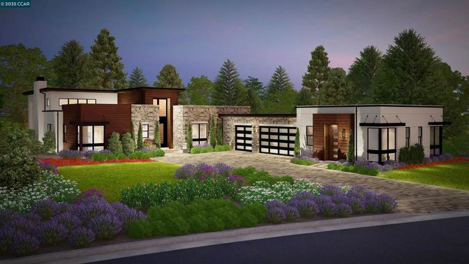 Attached, Backyard, Exterior, Facade, Modern