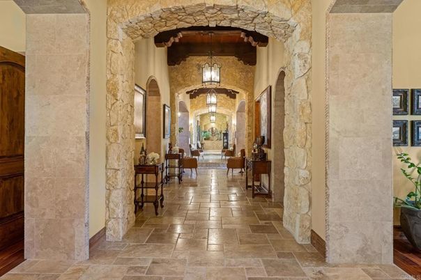 Chandelier, Interior, Pendant Lights, Stone Walls