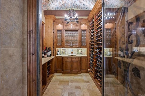 Chandelier, Interior, Wine Storage