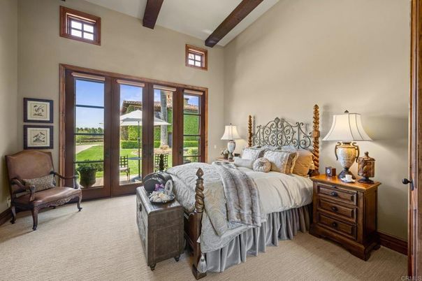 Bedroom, Interior, Wooden Beams