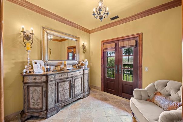 Bathroom, Chandelier, Interior