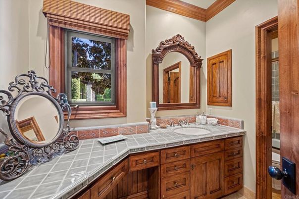 Bathroom, Dual Sink Vanities, Interior, Tile Countertops